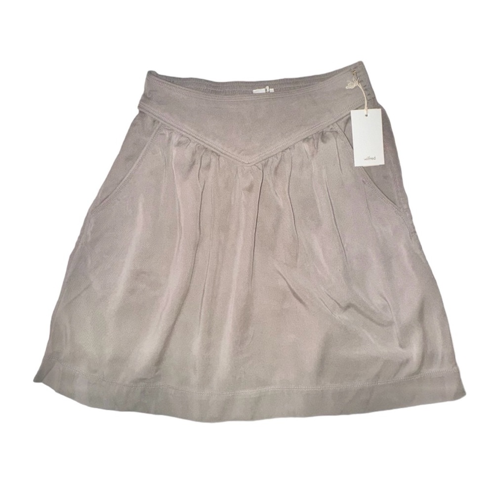 wilfred lyocell midi skirt